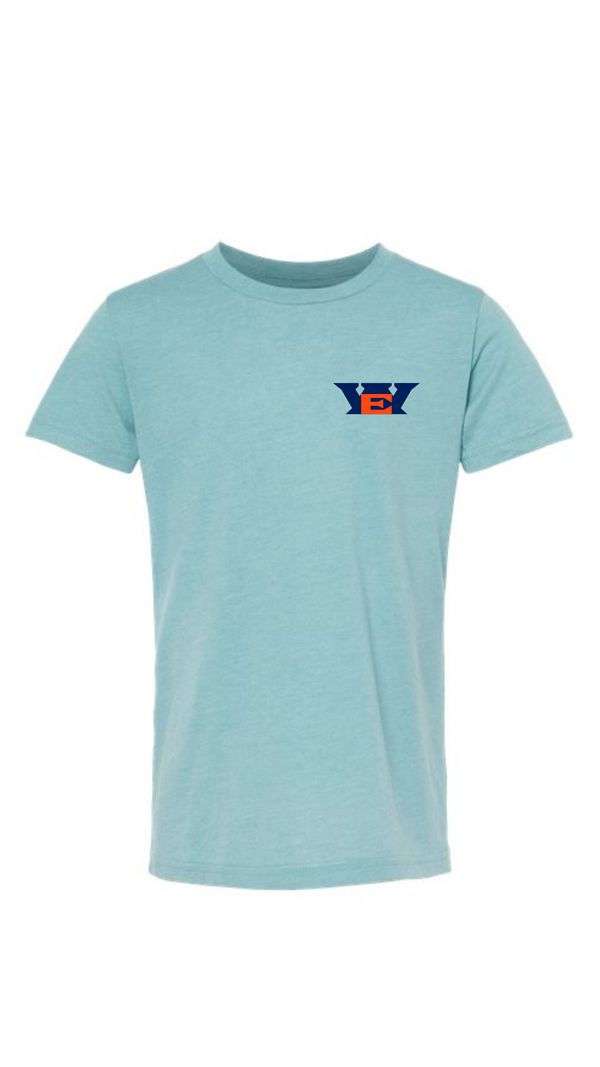 'We Are Exceptional'  Youth Short Sleeve Tee - Heather Blue Lagoon, Athletic Heather, and White Blend Available