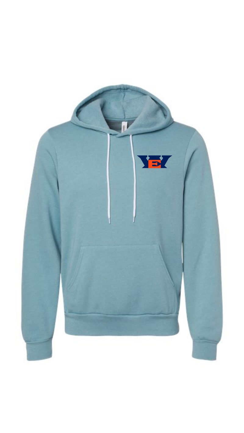 'We Are Exceptional'  Adult Sponge Fleece Hoodie - Heather Blue Lagoon, Athletic Heather, and White Available