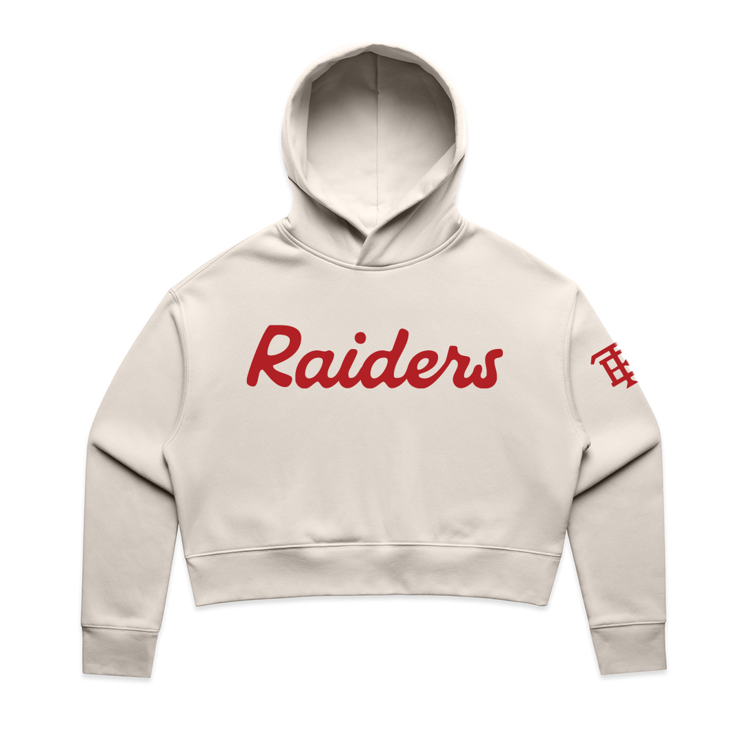Raiders Premium Women's Crop Hood