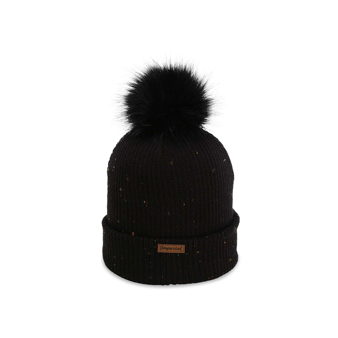 Tosa East Confetti Pom Cuffed Beanie