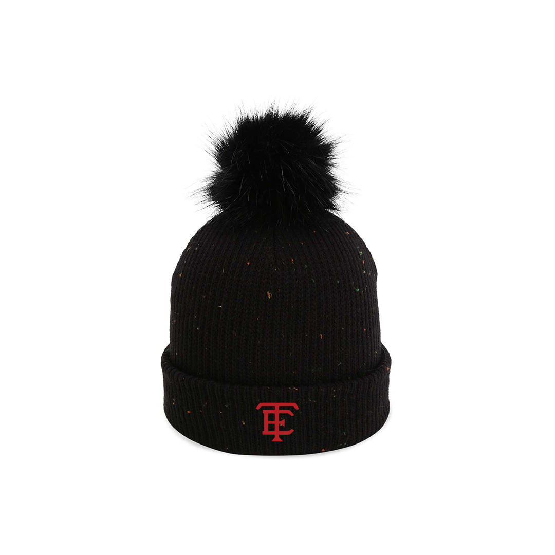 Tosa East Confetti Pom Cuffed Beanie