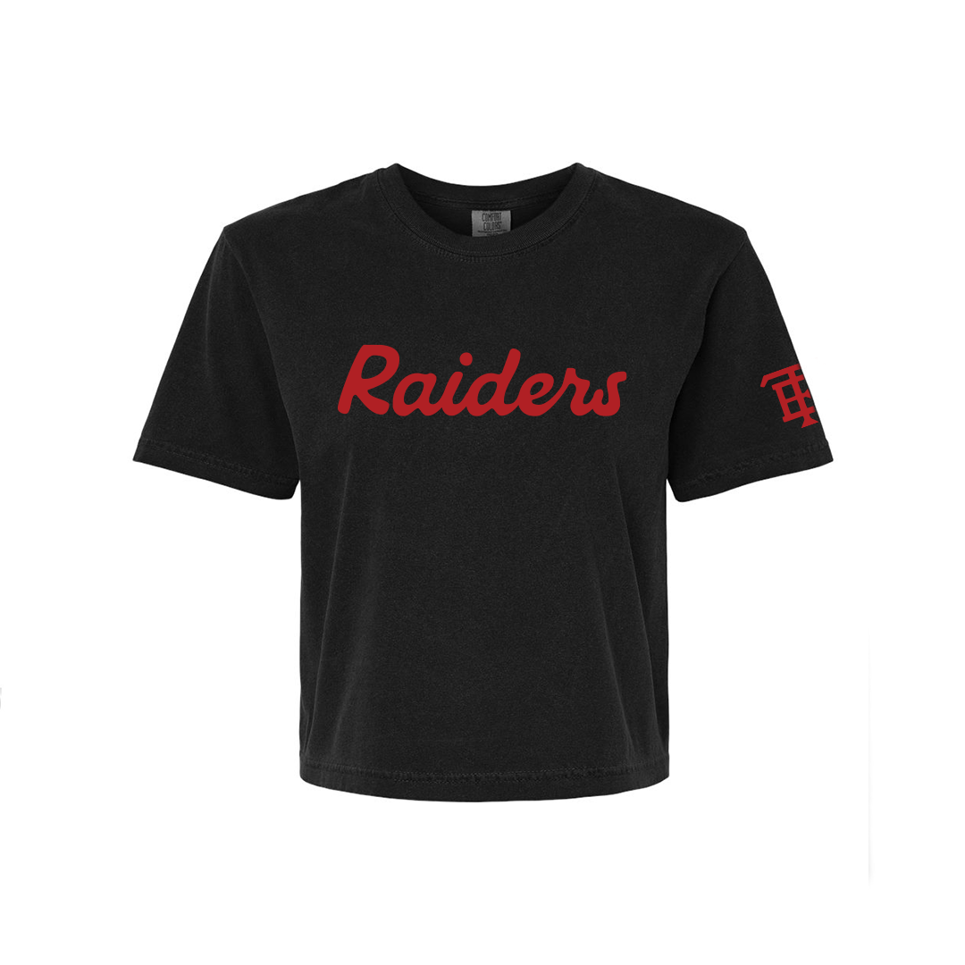 Raiders Women's Garment-Dyed Heavyweight Boxy T-Shirt