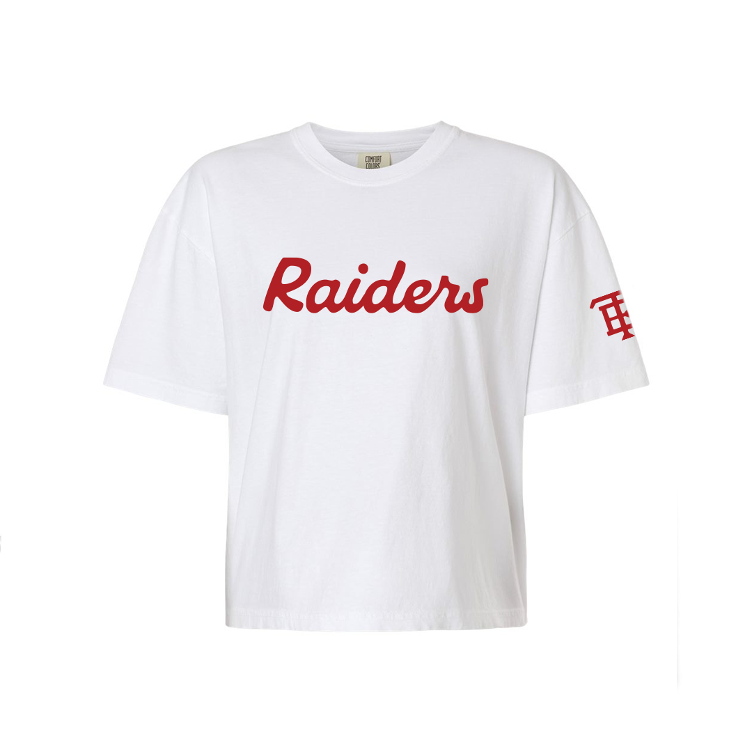 Raiders Women's Garment-Dyed Heavyweight Boxy T-Shirt