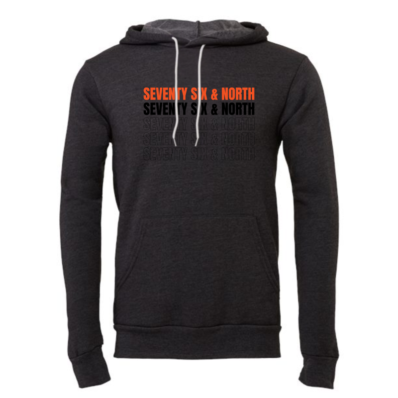 Longfellow Middle School Adult Sponge Fleece Hoodie - Dark Heather Grey