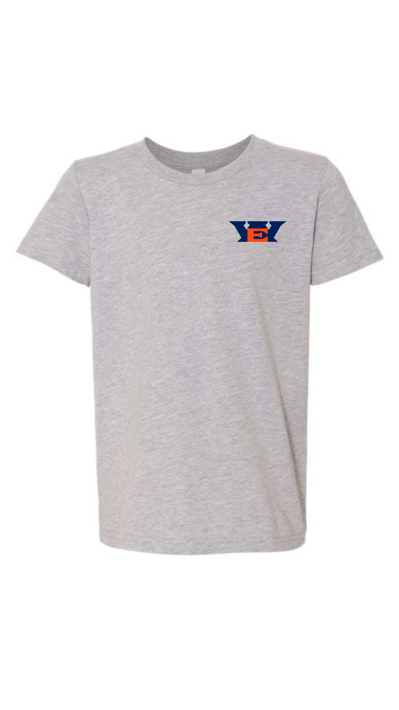'We Are Exceptional'  Youth Short Sleeve Tee - Heather Blue Lagoon, Athletic Heather, and White Blend Available
