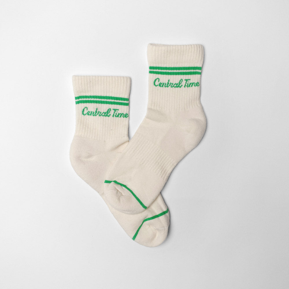 The Central Time Quarter Crew Sock