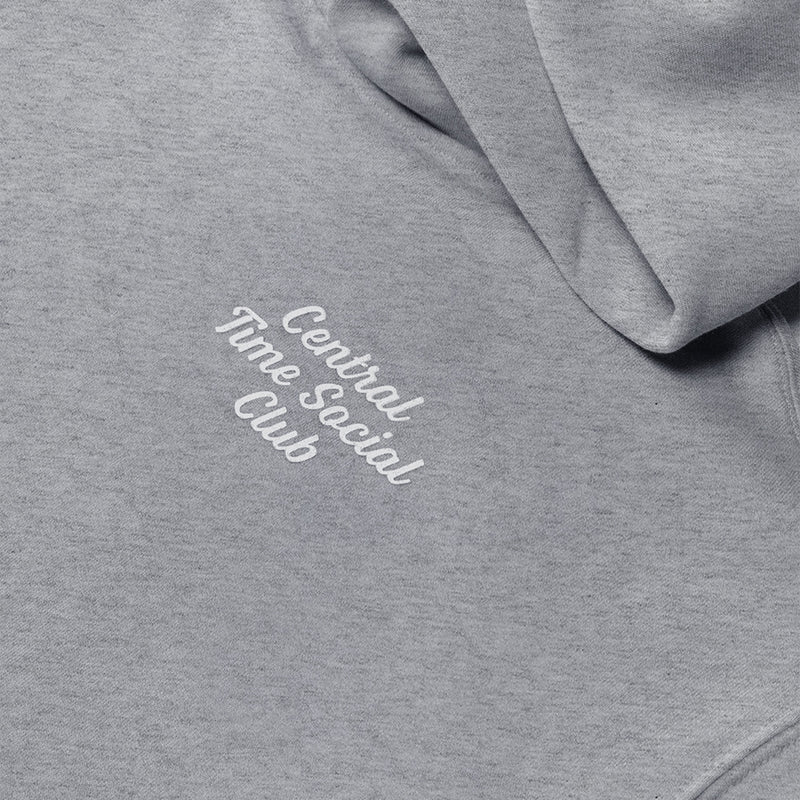 Central Time Social Club Lounge Hoodie - Athletic Heather