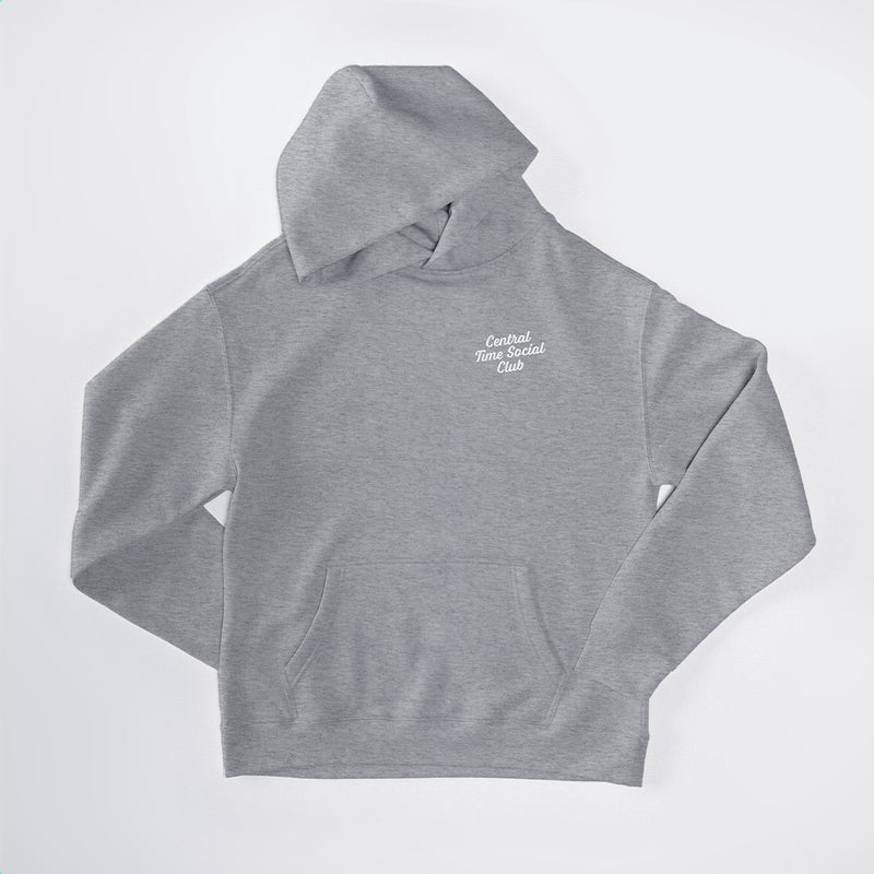 Central Time Social Club Lounge Hoodie - Athletic Heather