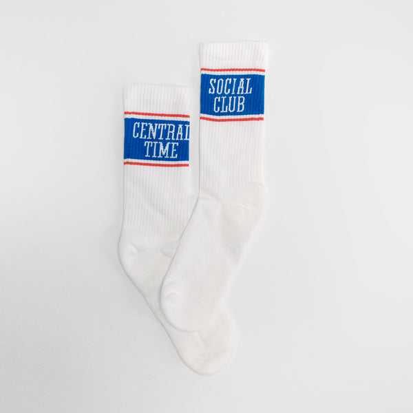 The Central Time Social Club Crew Sock