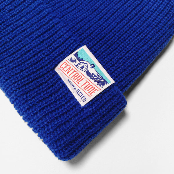 Central Time Snow Beanie - Royal