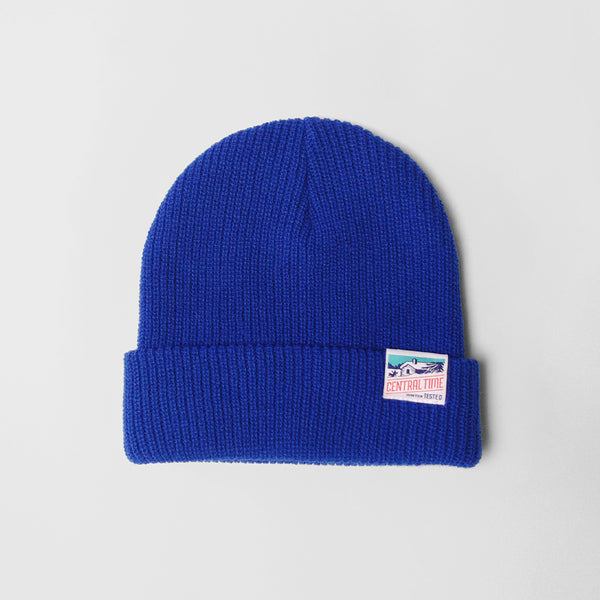 Central Time Snow Beanie - Royal