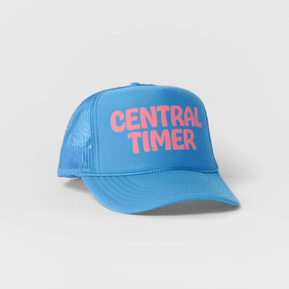 Central Timer Puff Print Foam Trucker - multiple colors available