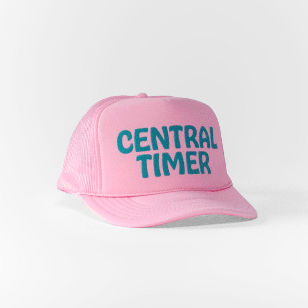 Central Timer Puff Print Foam Trucker - multiple colors available