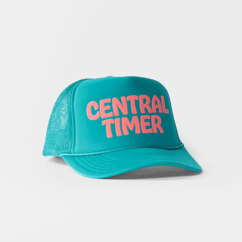 Central Timer Puff Print Foam Trucker - multiple colors available