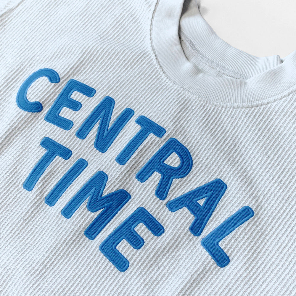 Central Time Cord Rib Crew