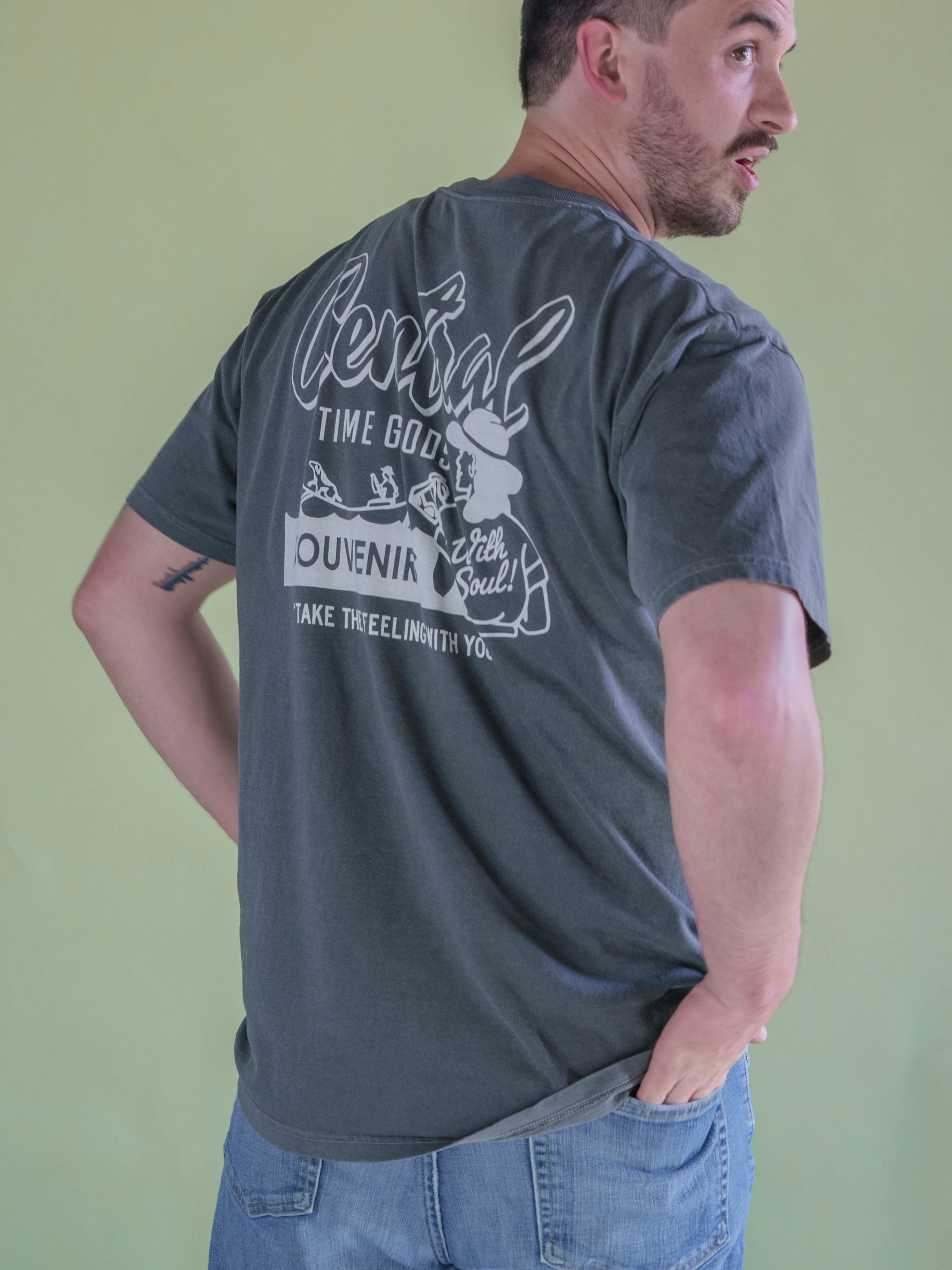 With Soul Unisex Tee - Washed Black