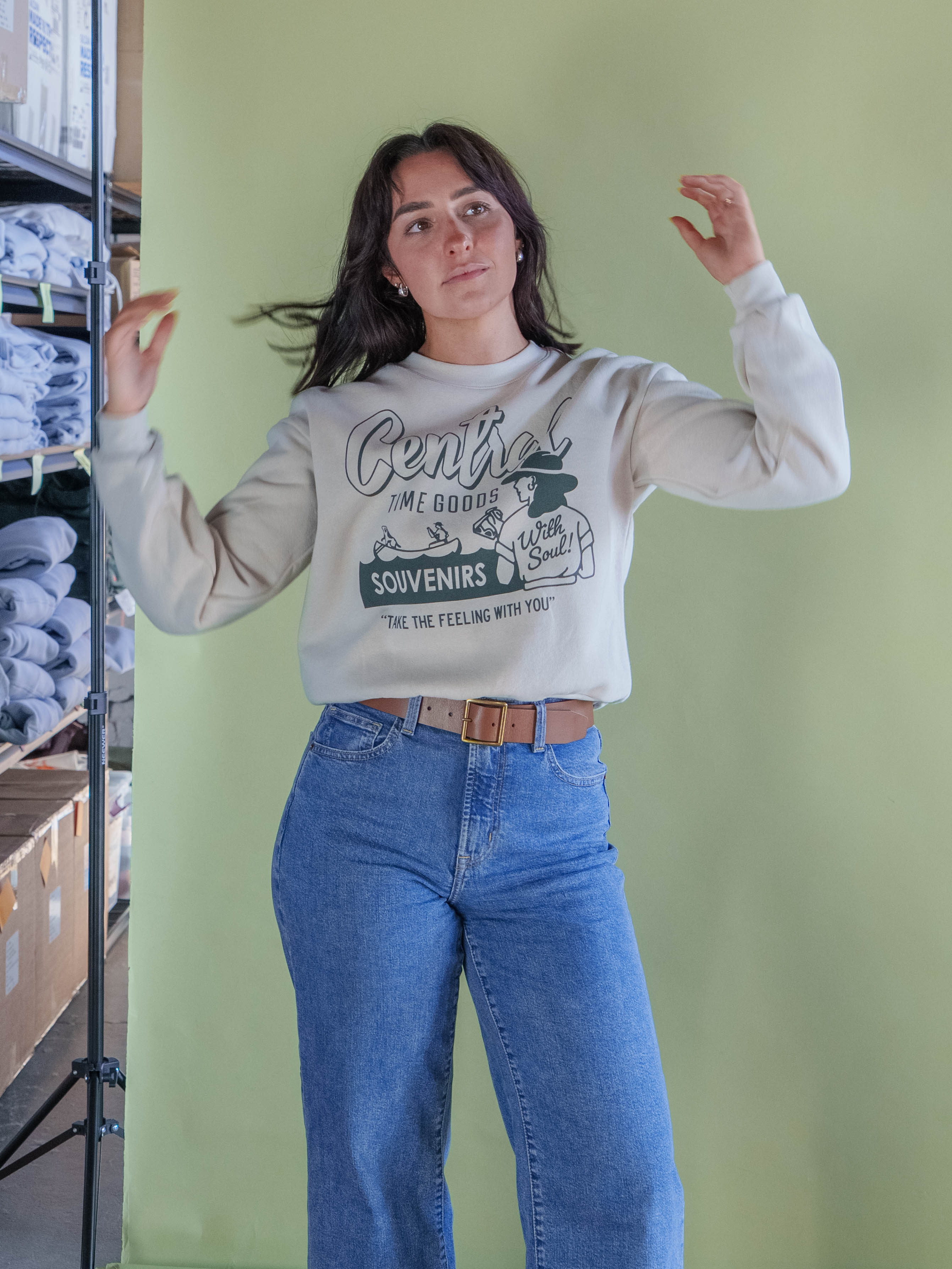 With Soul Women's Crewneck - Oatstone