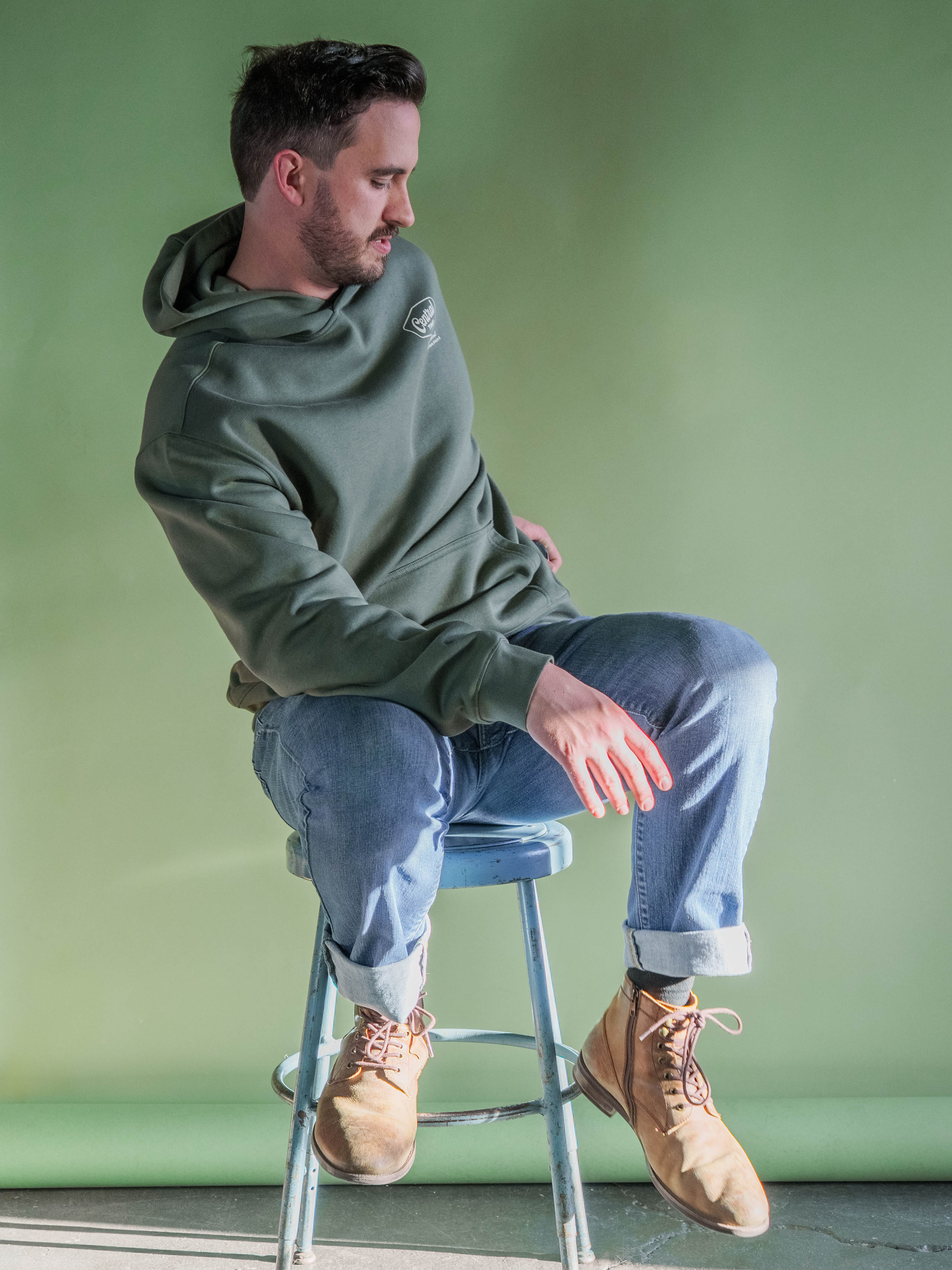The Slalom Hoodie - Sea Pine