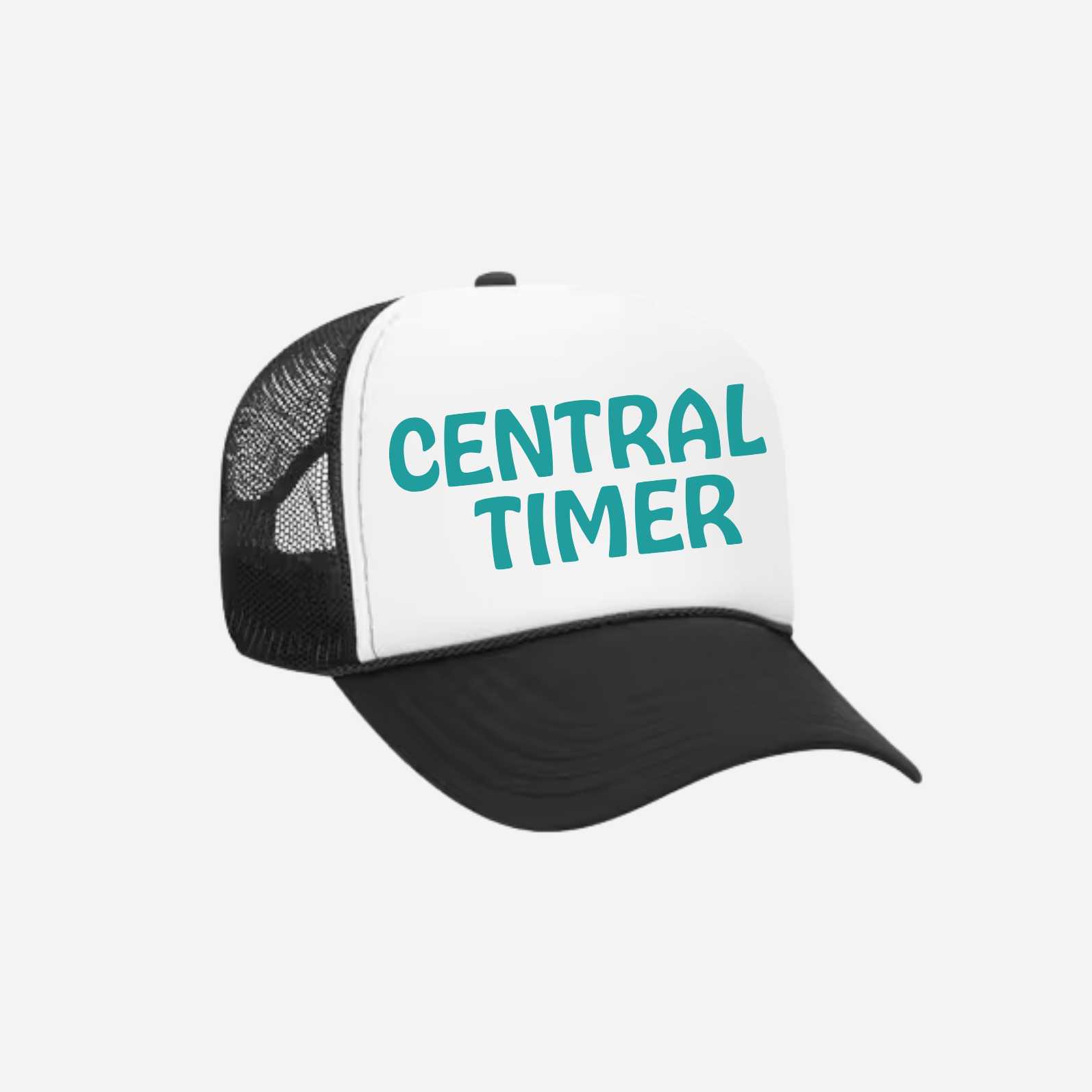Central Timer Puff Print Foam Trucker - multiple colors available