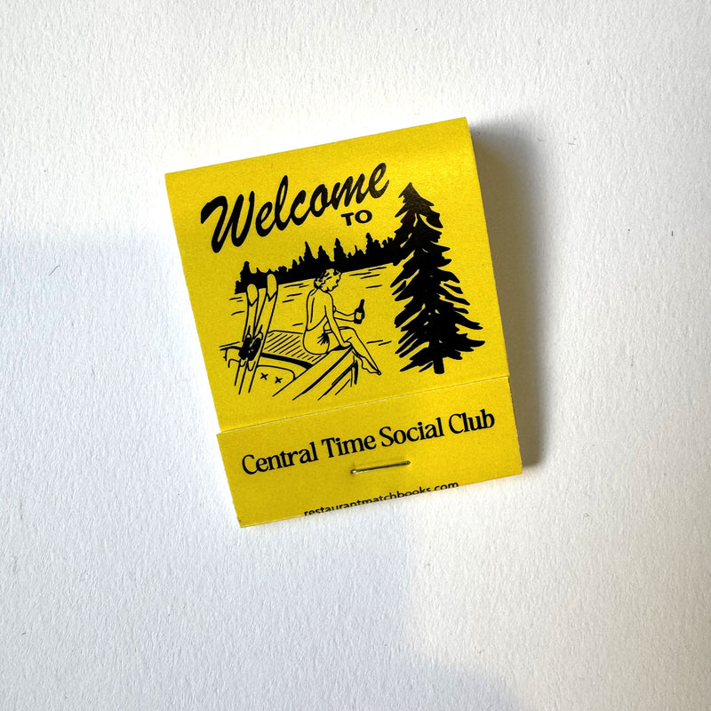 Central Time Souvenir Matchbooks