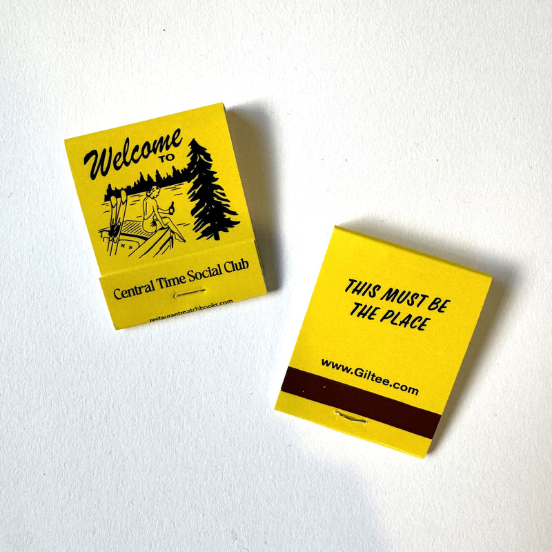 Central Time Souvenir Matchbooks