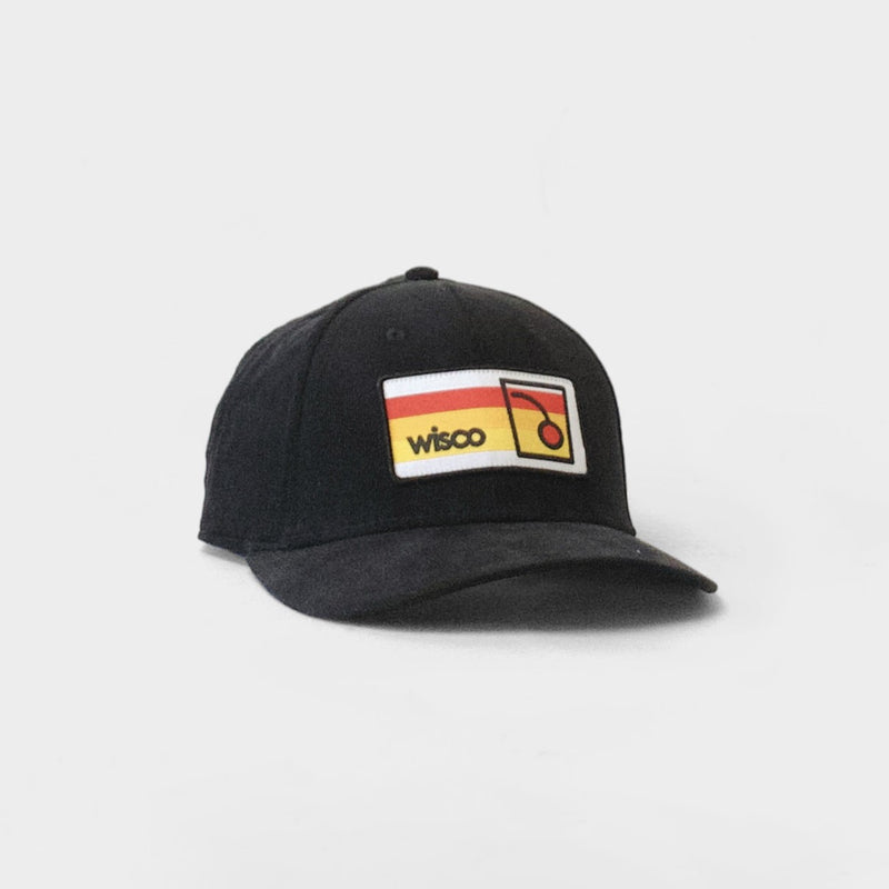 Wisco Old Fashioned Black Corduroy Snapback Hat - GILTEE