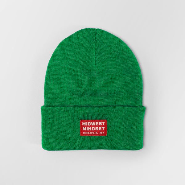 Midwest Mindset Knit Beanie - Green