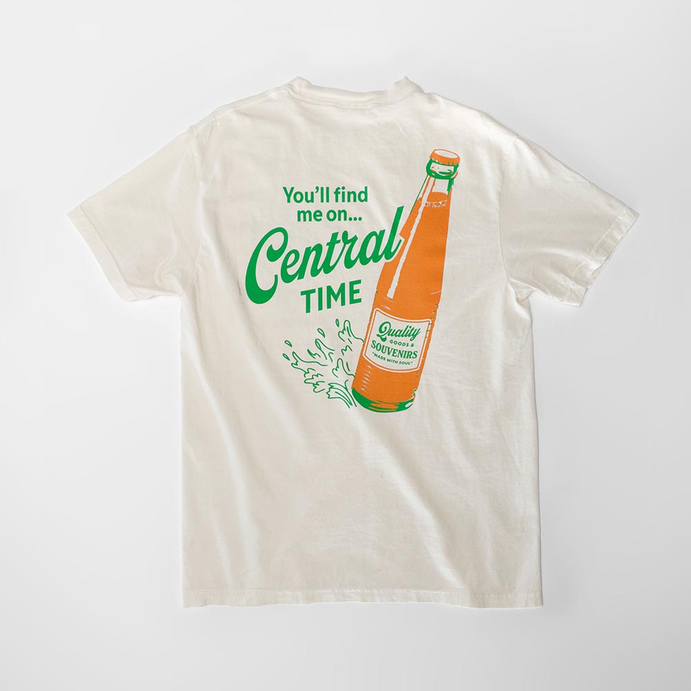 The Orange Soda Unisex Tee - Vintage Linen