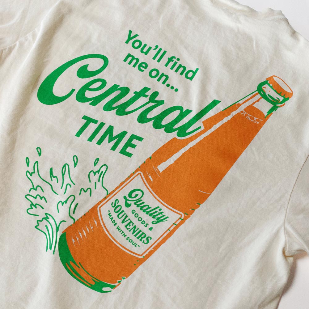 The Orange Soda Unisex Tee - Vintage Linen