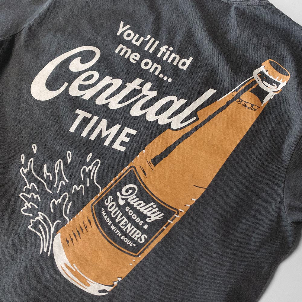 The Orange Soda Unisex Tee - Vintage Black