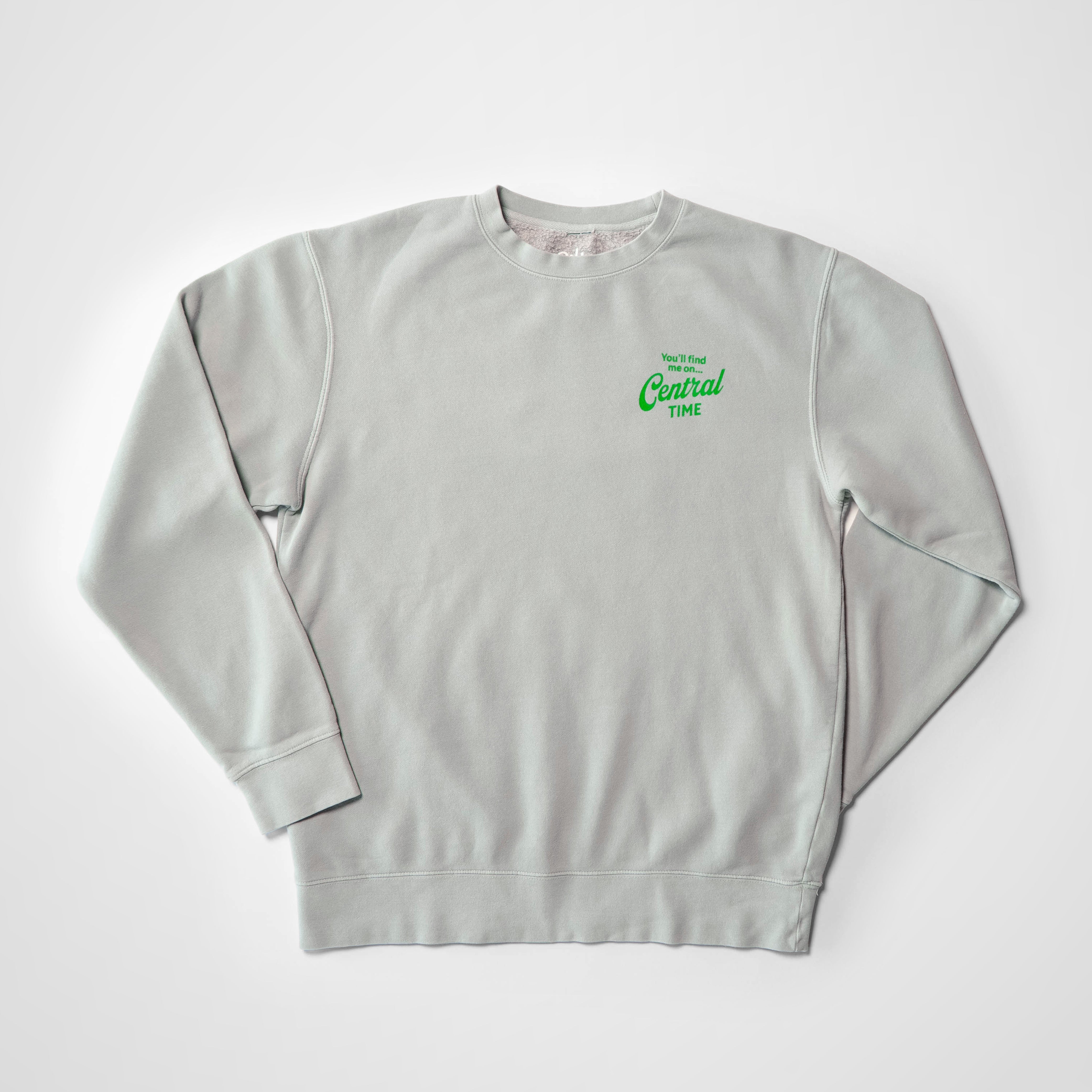 The Orange Soda Unisex Crewneck - Sunwashed Sage