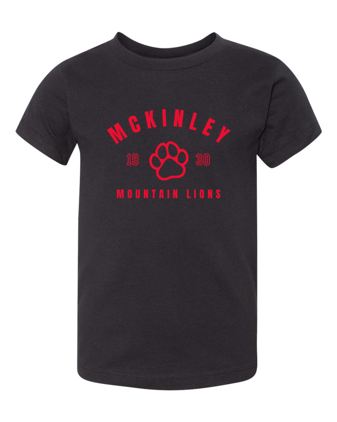 McKinley Paw Youth Tee - avail in red and black