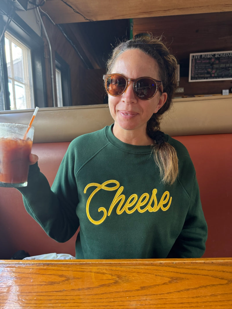Say Cheese Crewneck - Emerald