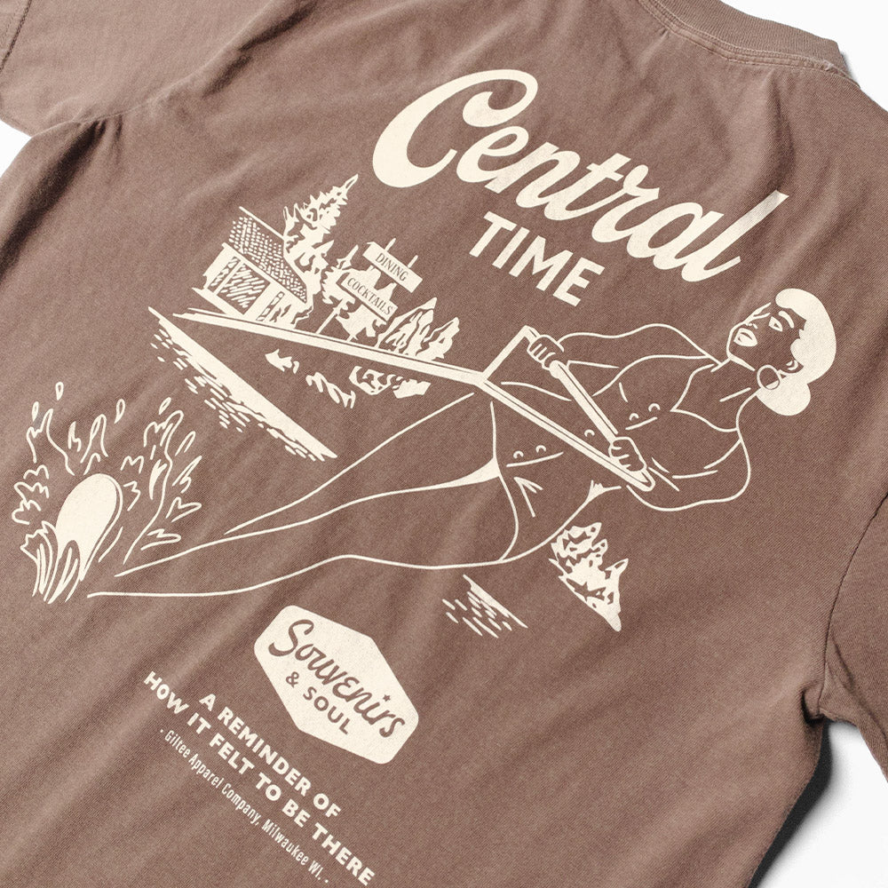 The Slalom Unisex Tee - Coffee || Limited Edition