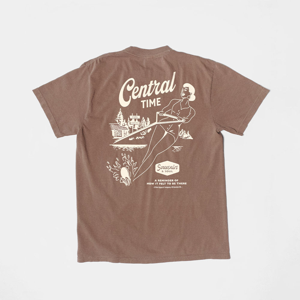 The Slalom Unisex Tee - Coffee || Limited Edition