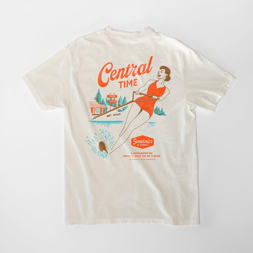 The Slalom Unisex Tee - Vintage Linen