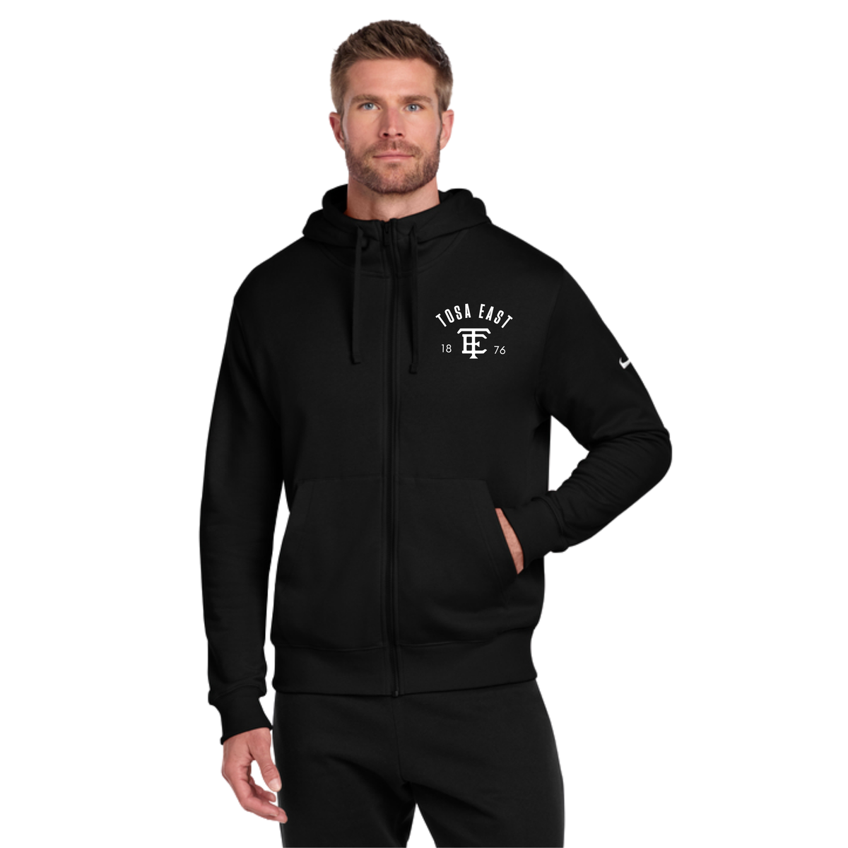 Tosa East 1876 Nike Club Fleece Full-Zip Hoodie