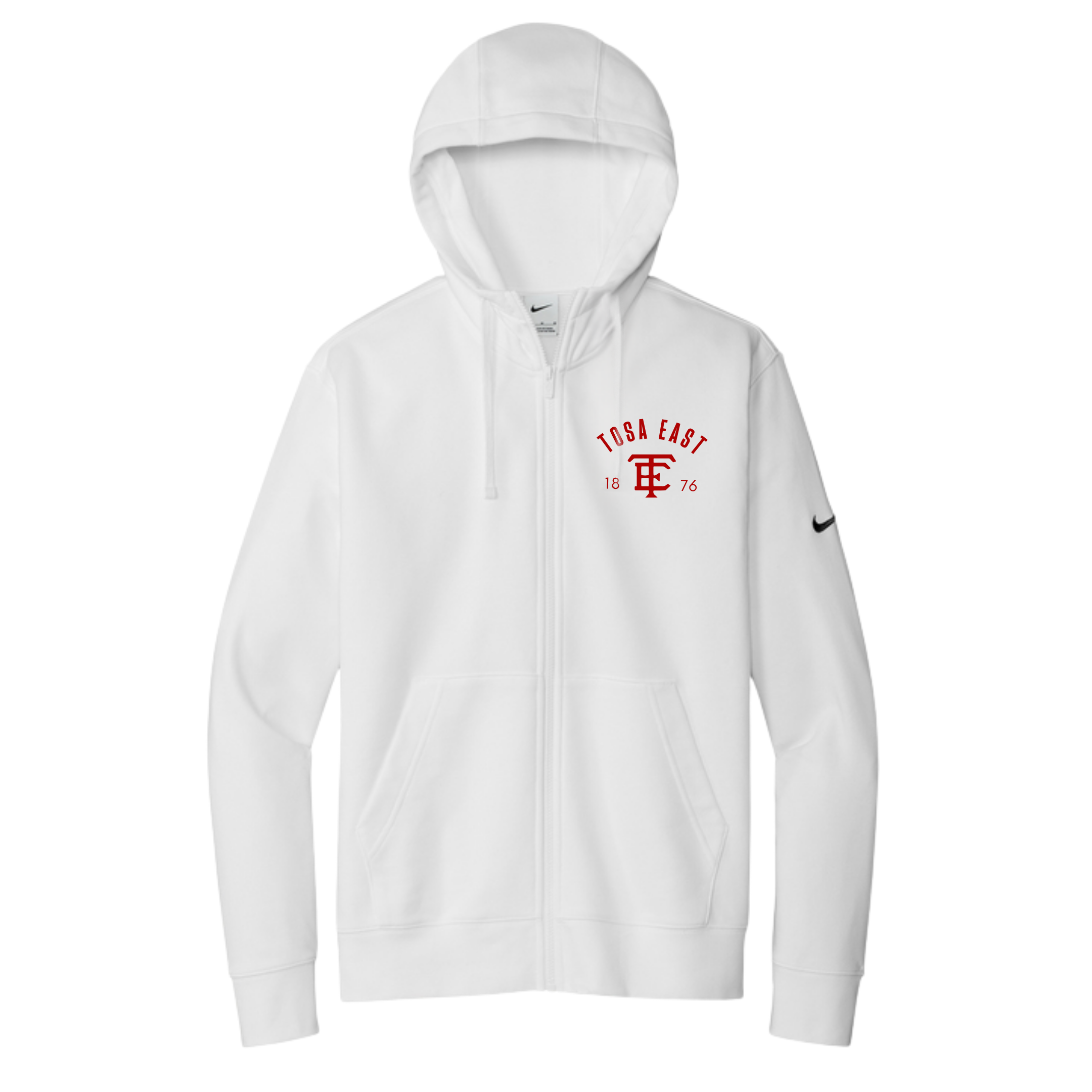 Tosa East 1876 Nike Club Fleece Full-Zip Hoodie