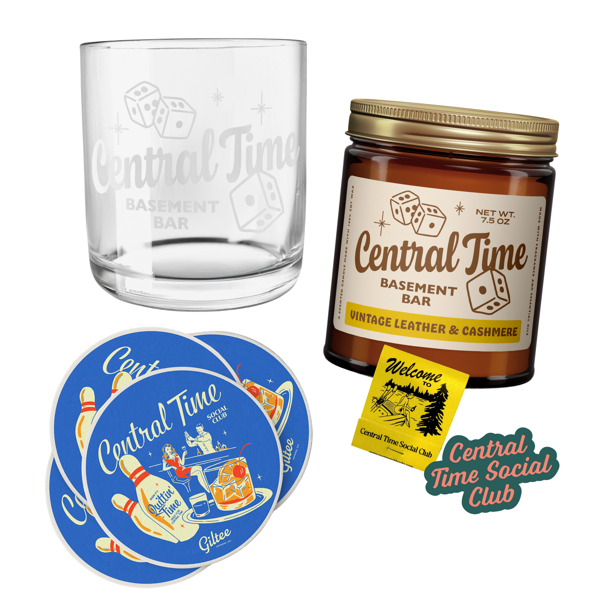 Central Time Basement Bar Starter Kit