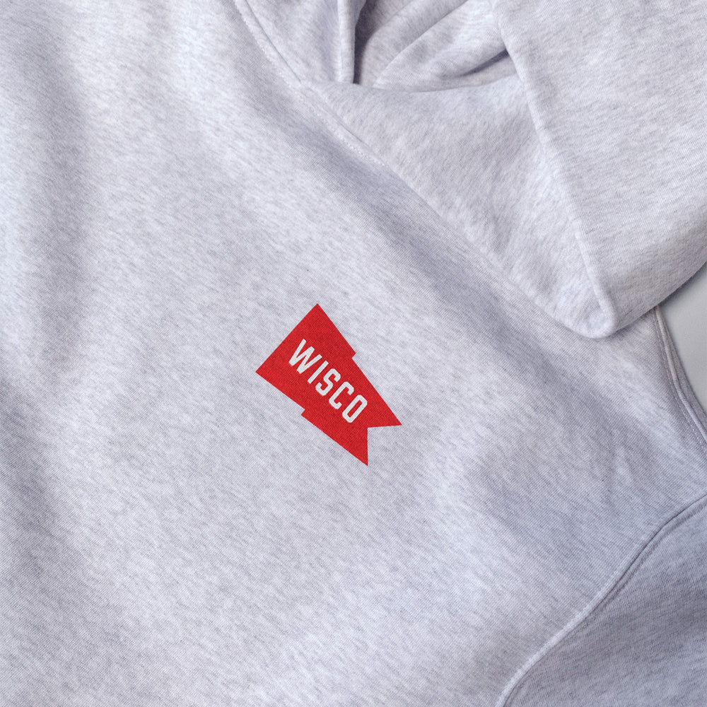 The Wisco Pennant Hoodie | Giltee Apparel Company