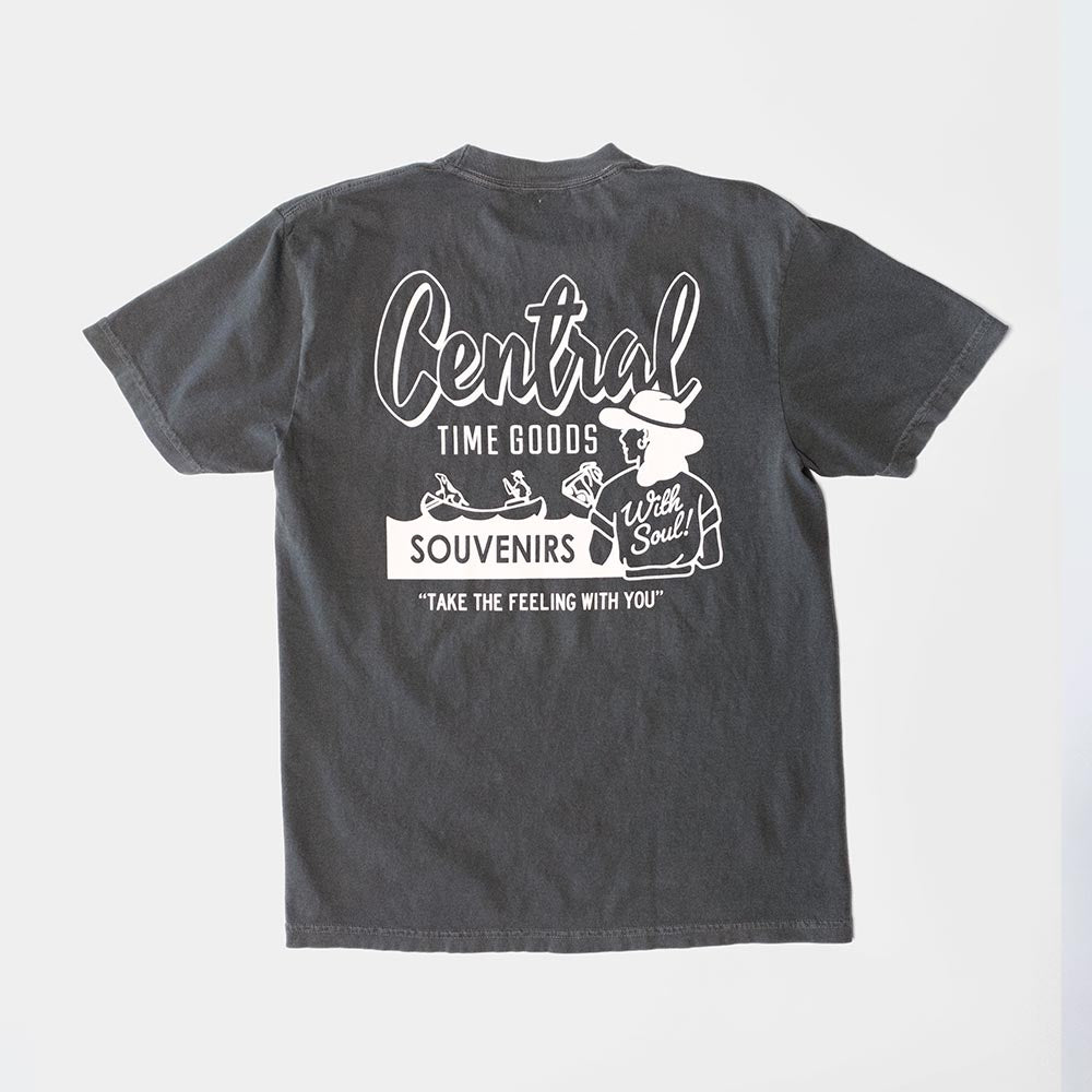 With Soul Unisex Tee - Washed Black