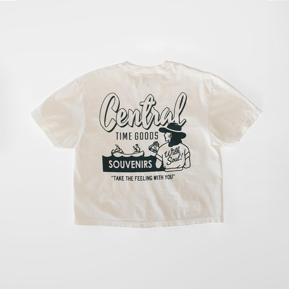 With Soul Women's Boxy Tee - Vintage Linen
