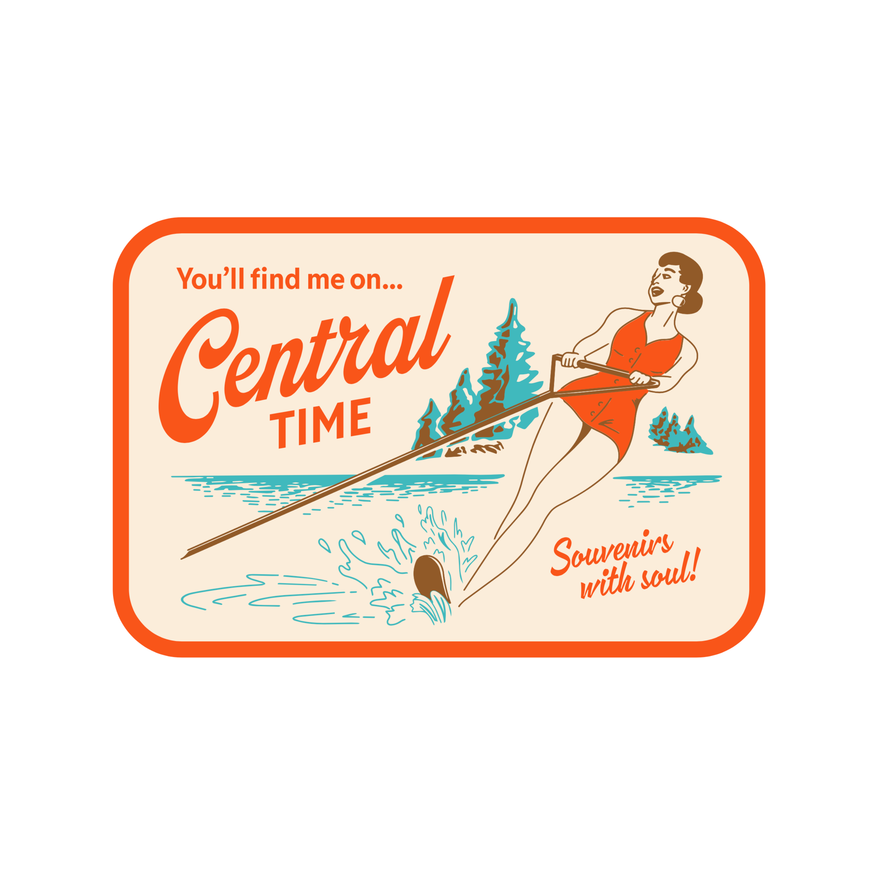 The Slalom Sticker