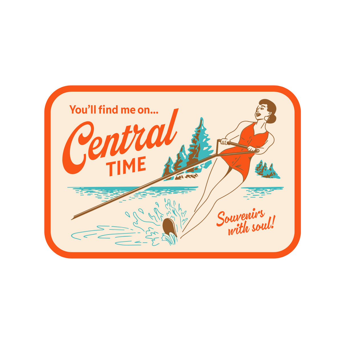 The Slalom Sticker