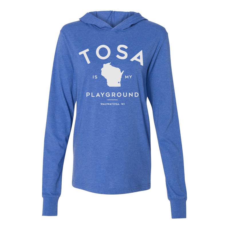 The Tosa Standard Unisex Long Sleeve Hooded Tee - Assorted Colors - GILTEE
