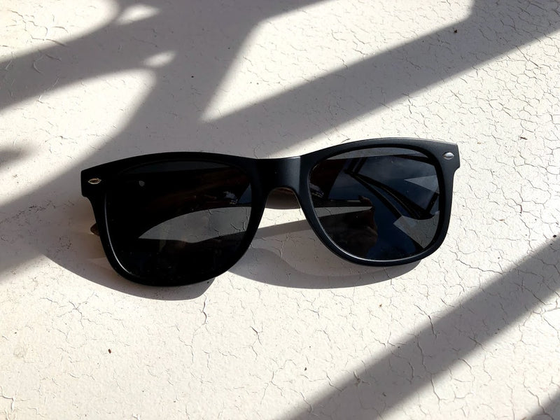 Classic GILTEE Black Bamboo Sunglasses - GILTEE