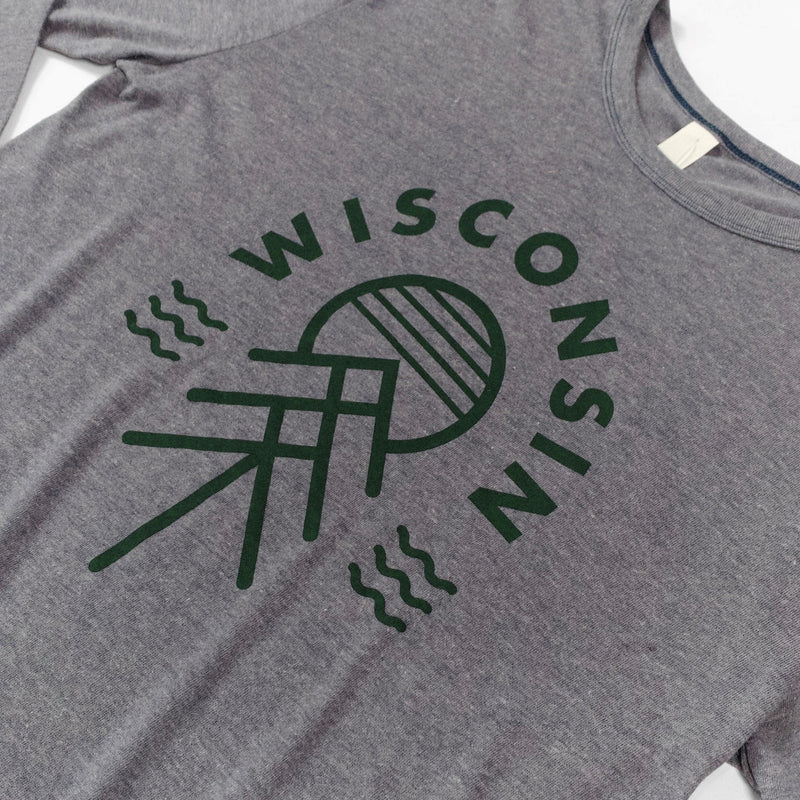The Wisconsin Native Vintage Knit Long Sleeve Tee - GILTEE