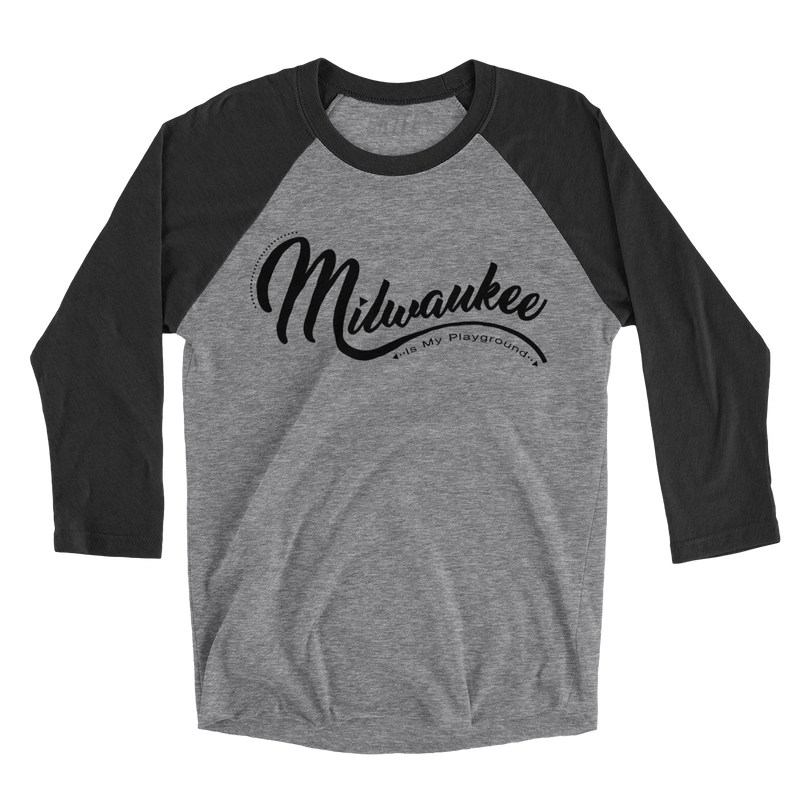 The Milwaukee Kaufman Black & Grey Baseball Tee - GILTEE