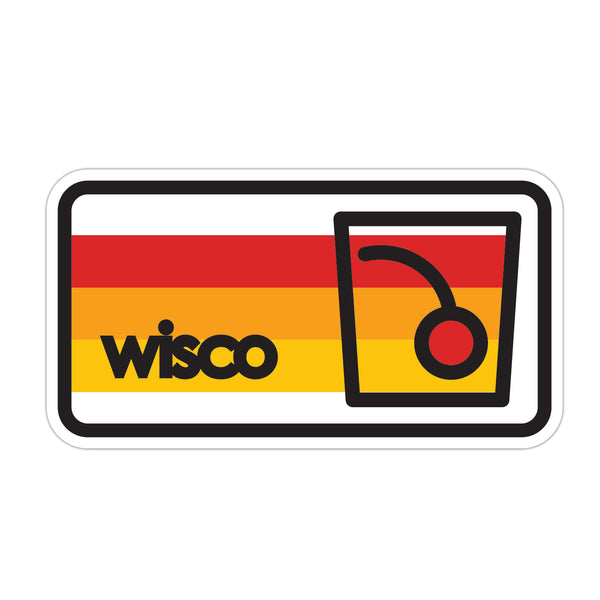 Wisco Old Fashioned Sticker - GILTEE
