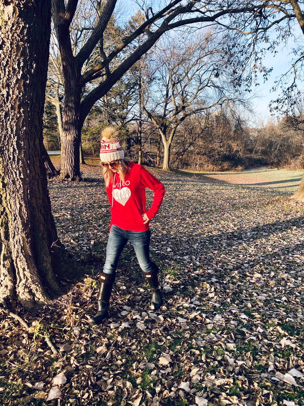 Wisconsin Knitted Hat with Fur Pom - Ivory - GILTEE